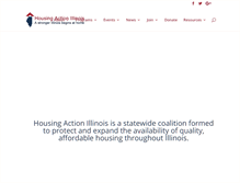 Tablet Screenshot of housingactionil.org